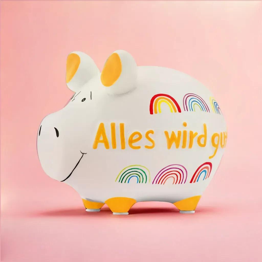 Sparschwein Company Kleinschweine Alles wird gut salvadanaio multi