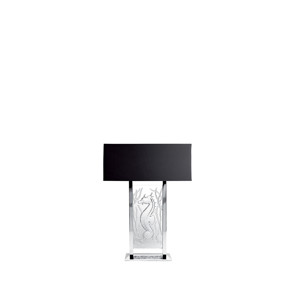 René Lalique Poséidon lampada da tavolo cristallo