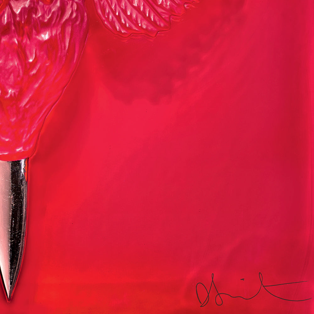 Lalique Art Eternal Prayer pannello rosso oro TU