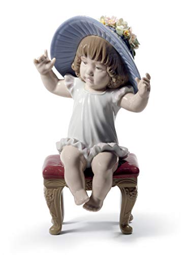 Lladró Sculture Cappello della Mamma figurina bimba 21 cm