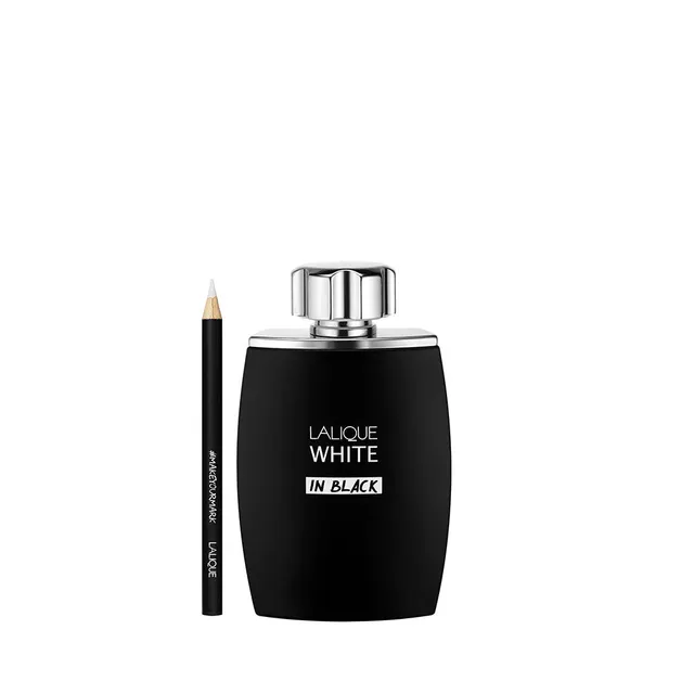 Lalique White in Black eau de parfum uomo 125 ml ambrato