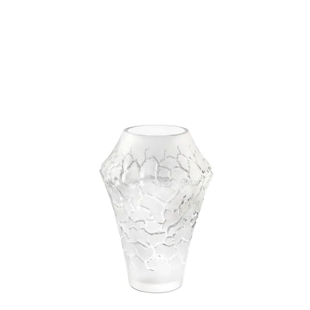 René Lalique Caldera vaso in cristallo taglia M incolore