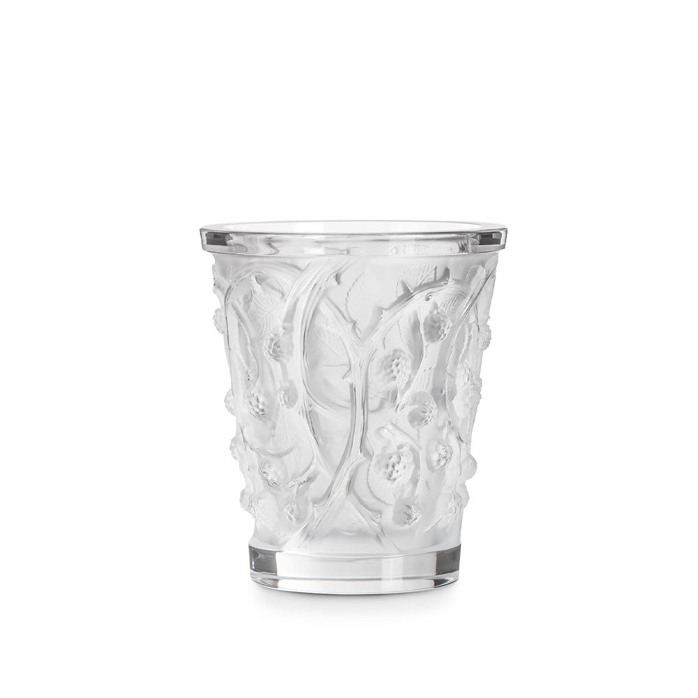 Lalique Mûres vaso in cristallo more taglia M