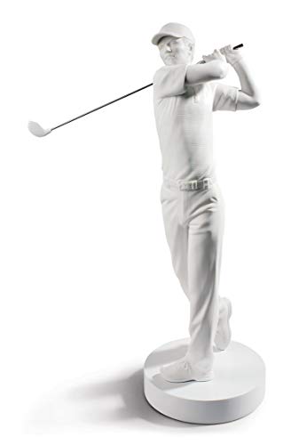 Lladró Sculture Campione di Golf figurina golfista bianco