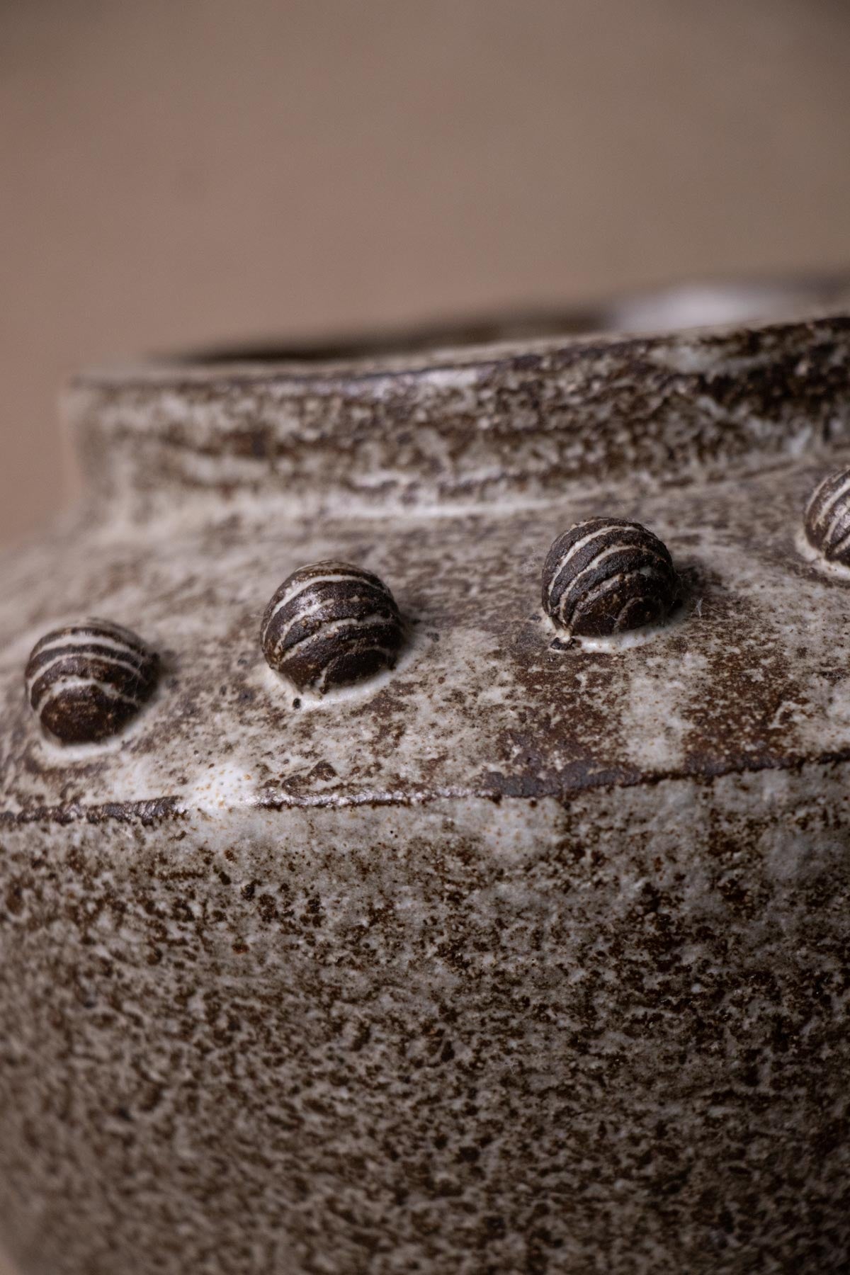 ClaireLune Ricordi vaso ceramica nero 18 cm