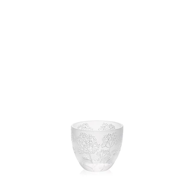 René Lalique Ombelles portacandela cristallo incolore