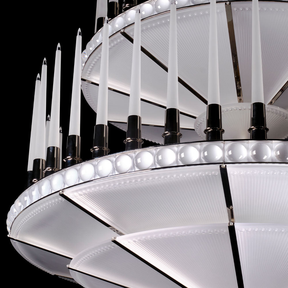 Lalique Perles lampadario cristallo 3 livelli diam 1340 mm