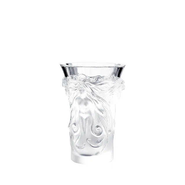 René Lalique Fantasia vaso cristallo naiadi incolore