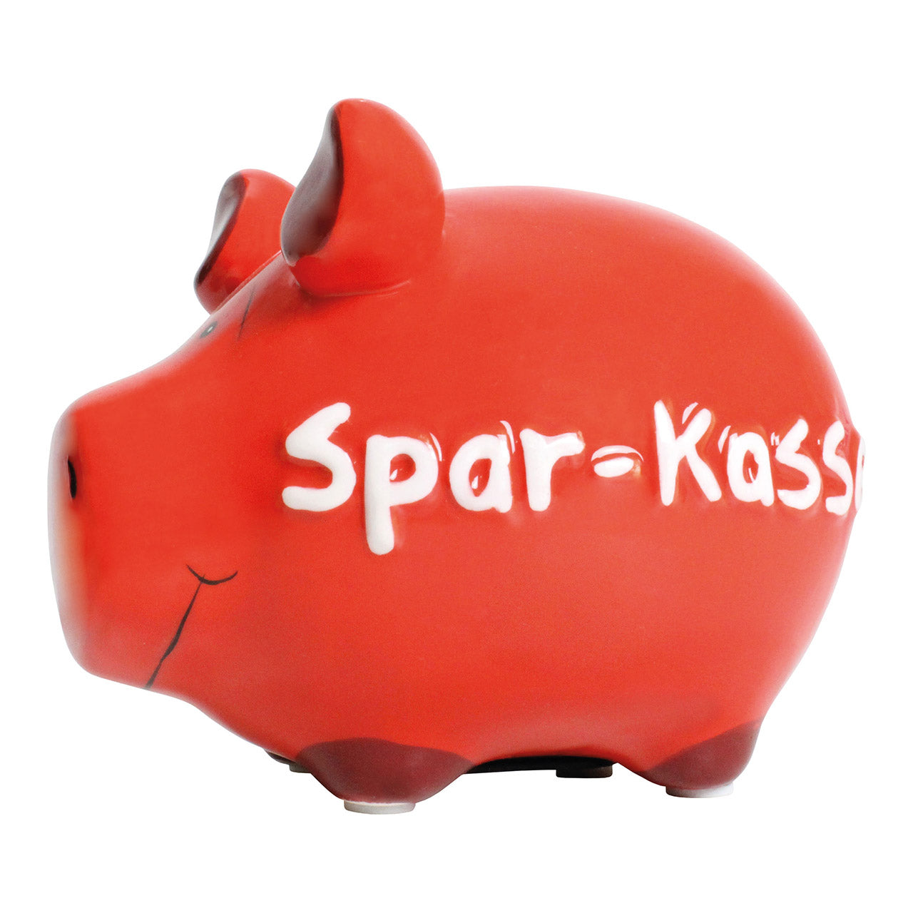 Sparschwein Company Spar-Kasse salvadanaio maialino rosso 12,5 cm
