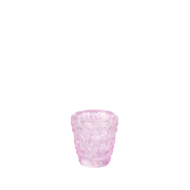 Lalique Home Fragrances Anemones portacandela cristallo rosa
