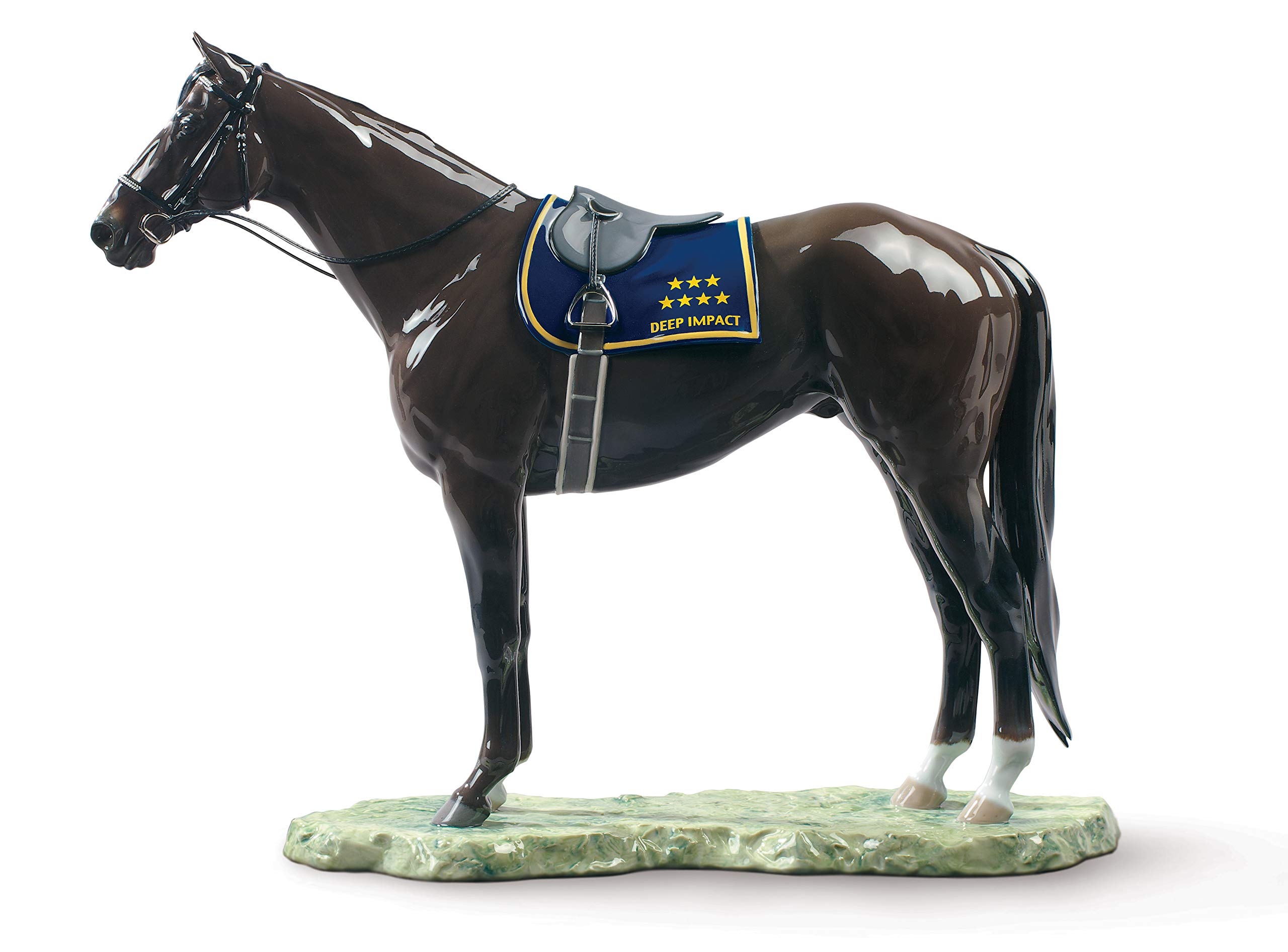 Lladró Deep Impact scultura cavallo porcellana edizione limitata