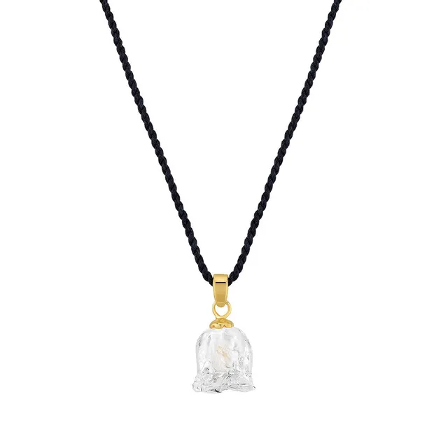 Lalique Muguet ciondolo mughetto ottone oro 1 Elemento
