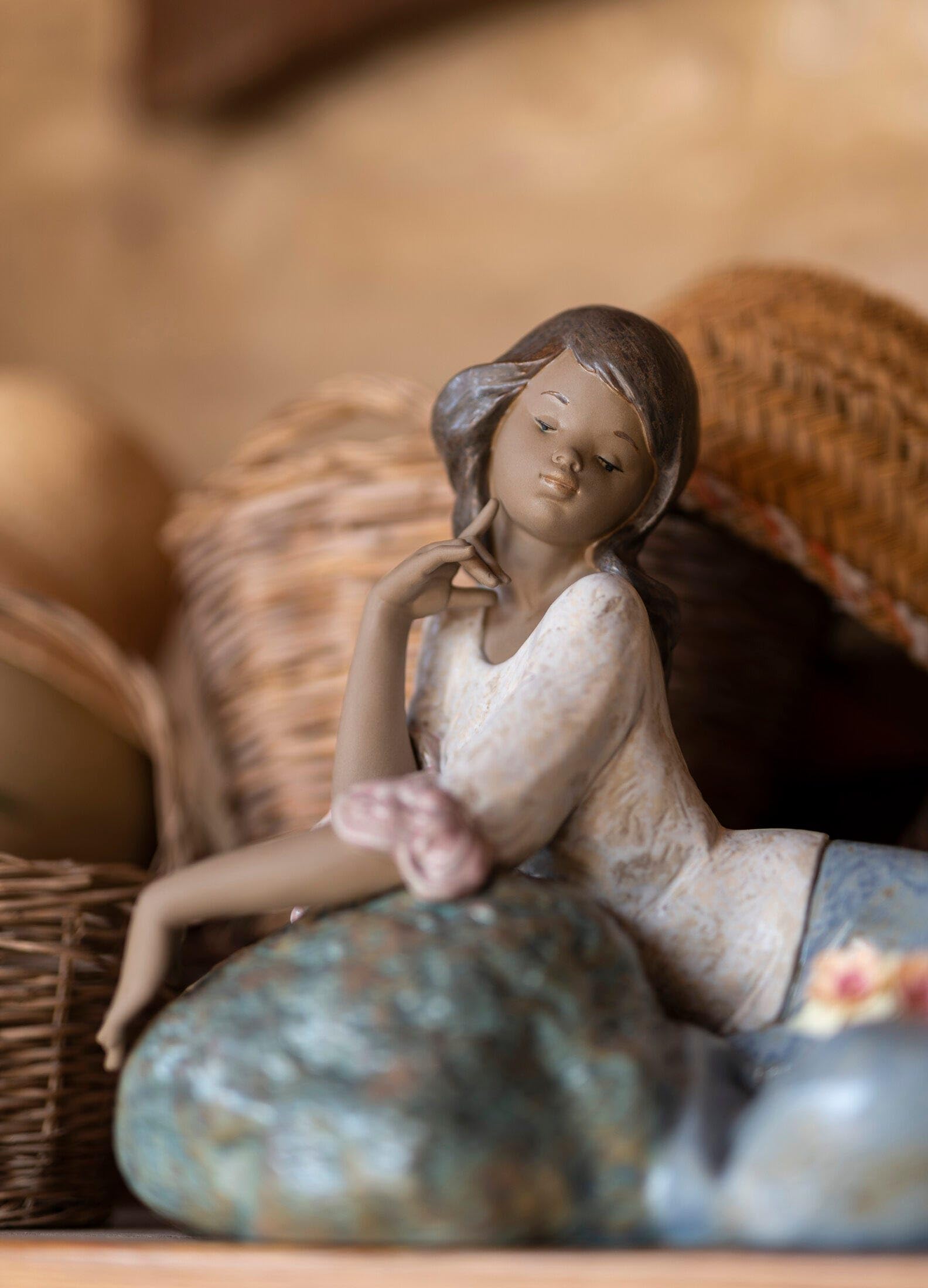 Lladró Donna Anima figurina in porcellana scultura donna