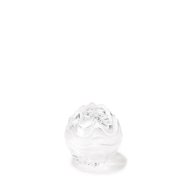 Lalique Vibration Scatola cristallo incolore onde luce