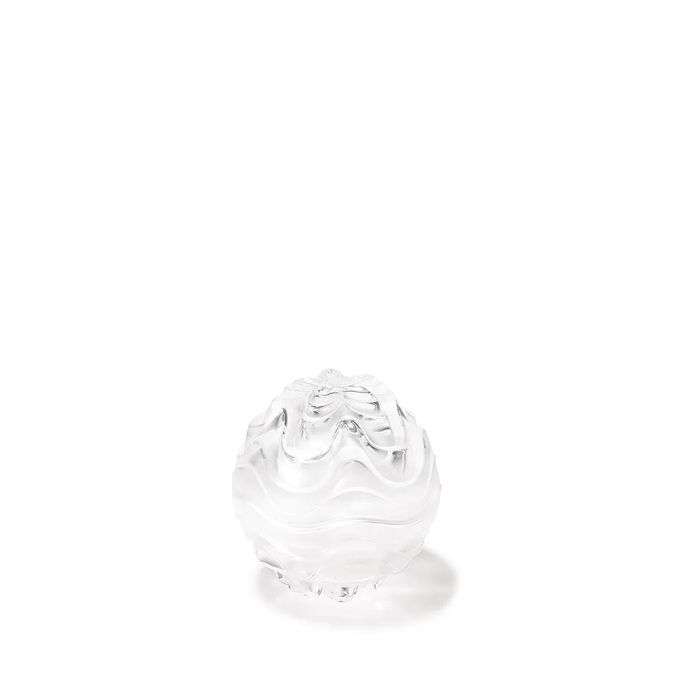 Lalique Vibration Scatola cristallo incolore onde luce