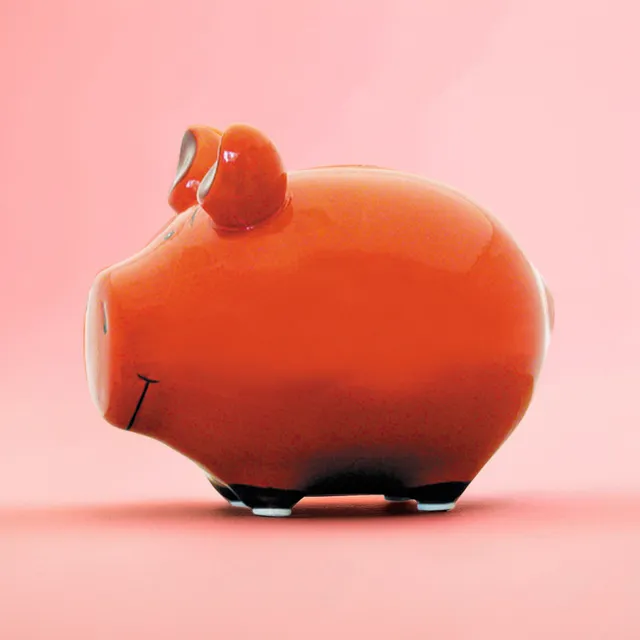 Sparschwein Basic Rot salvadanaio maialino ceramica rosso piccolo
