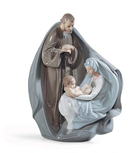 Lladró Sculture Nascita Di Gesù Figurina Sacra Famiglia Porcellana