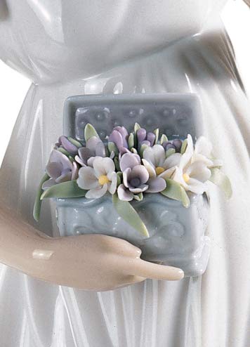 Lladró Tesori della Terra figurina porcellana donna fiori
