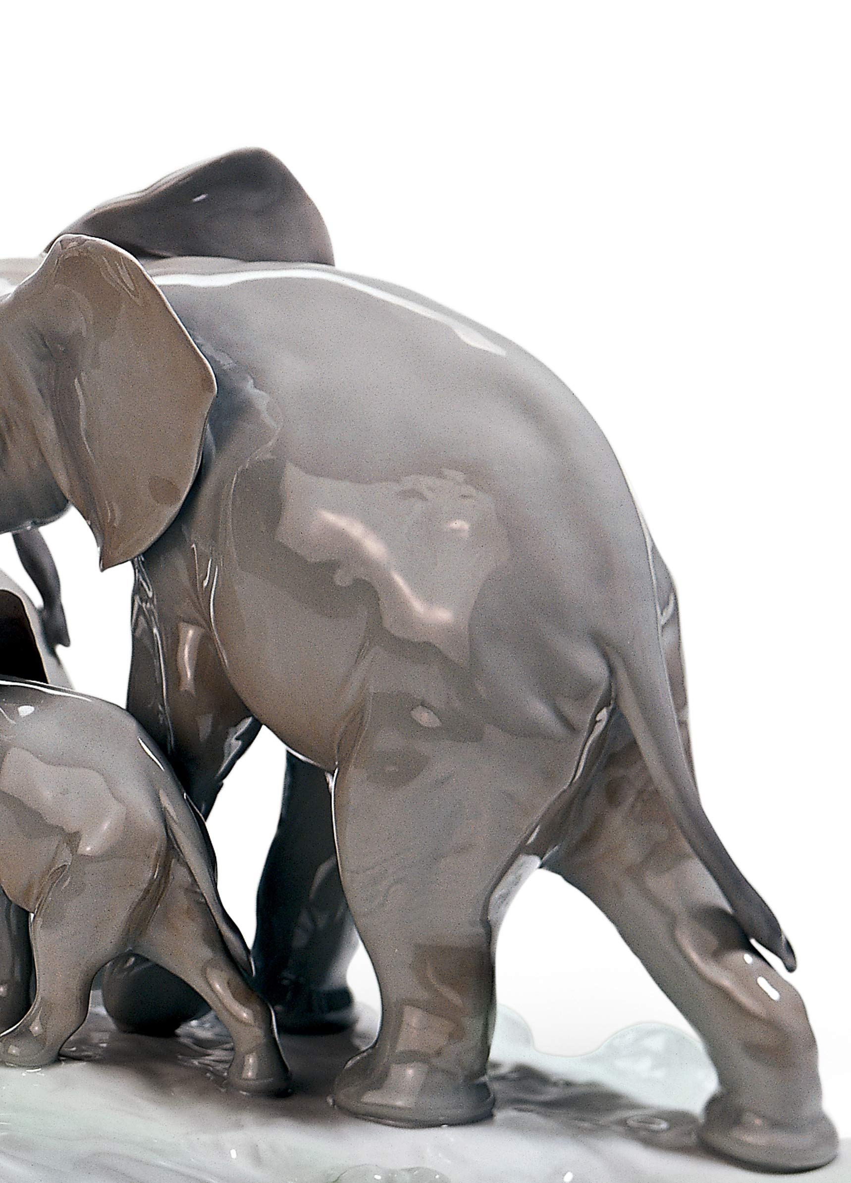 Lladró Elefanti figurina elefante porcellana fatta a mano