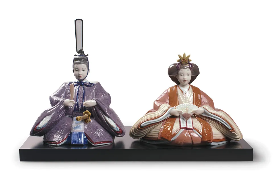 Lladró Alta Porcellana Hina Dolls scultura edizione limitata