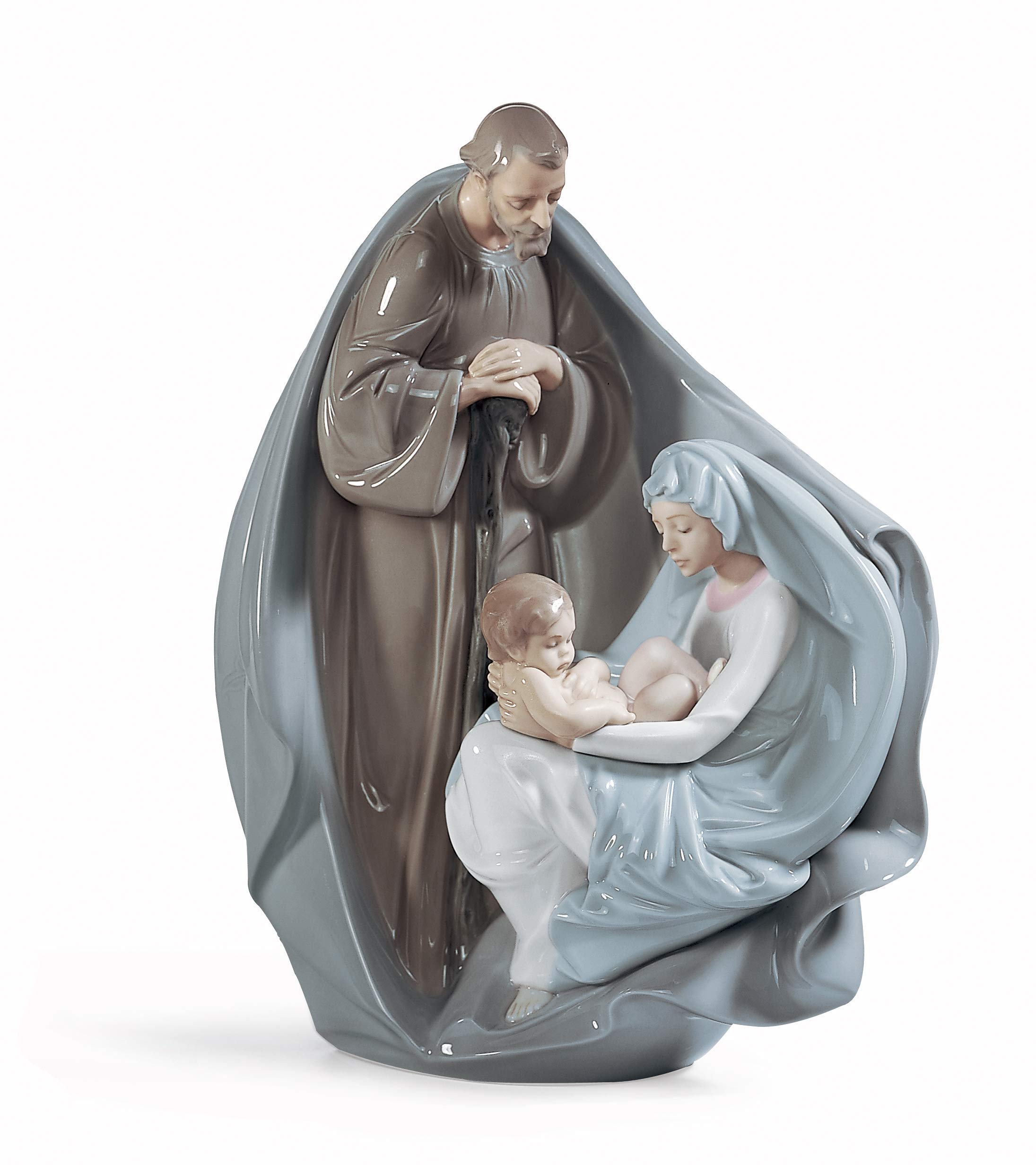 Lladró Sculture Nascita Di Gesù Figurina Sacra Famiglia Porcellana