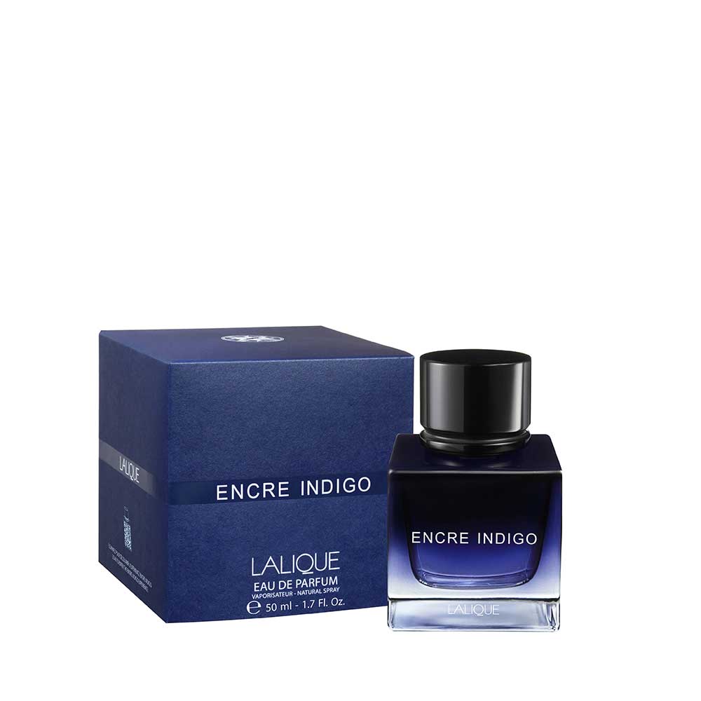 René Lalique Encre Indigo profumo uomo 50 ml legnoso