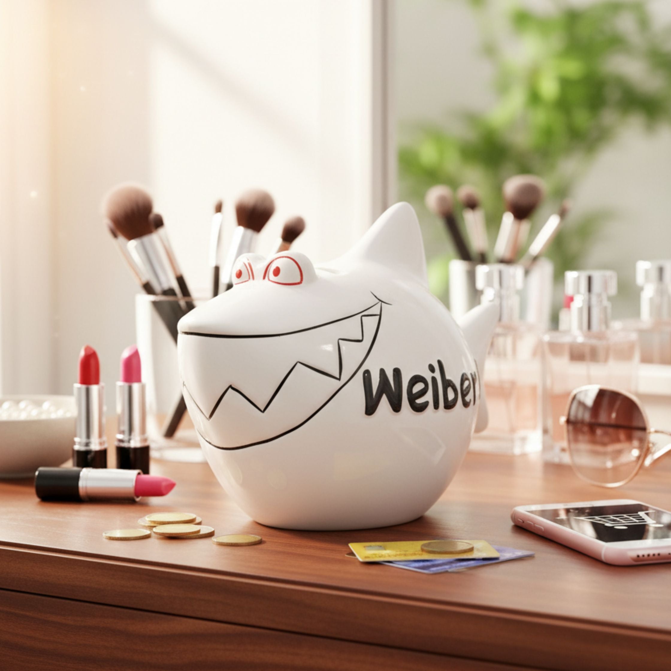 Sparschwein Company Kleinhaie Weiber Hai salvadanaio squalo