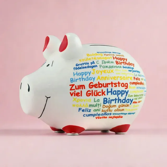 Sparschwein Company Kleinschweine Birthday salvadanaio compleanno