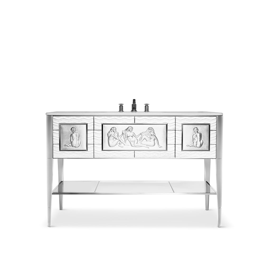 Lalique Causeuses Mobile toeletta Rochon cristallo marmo