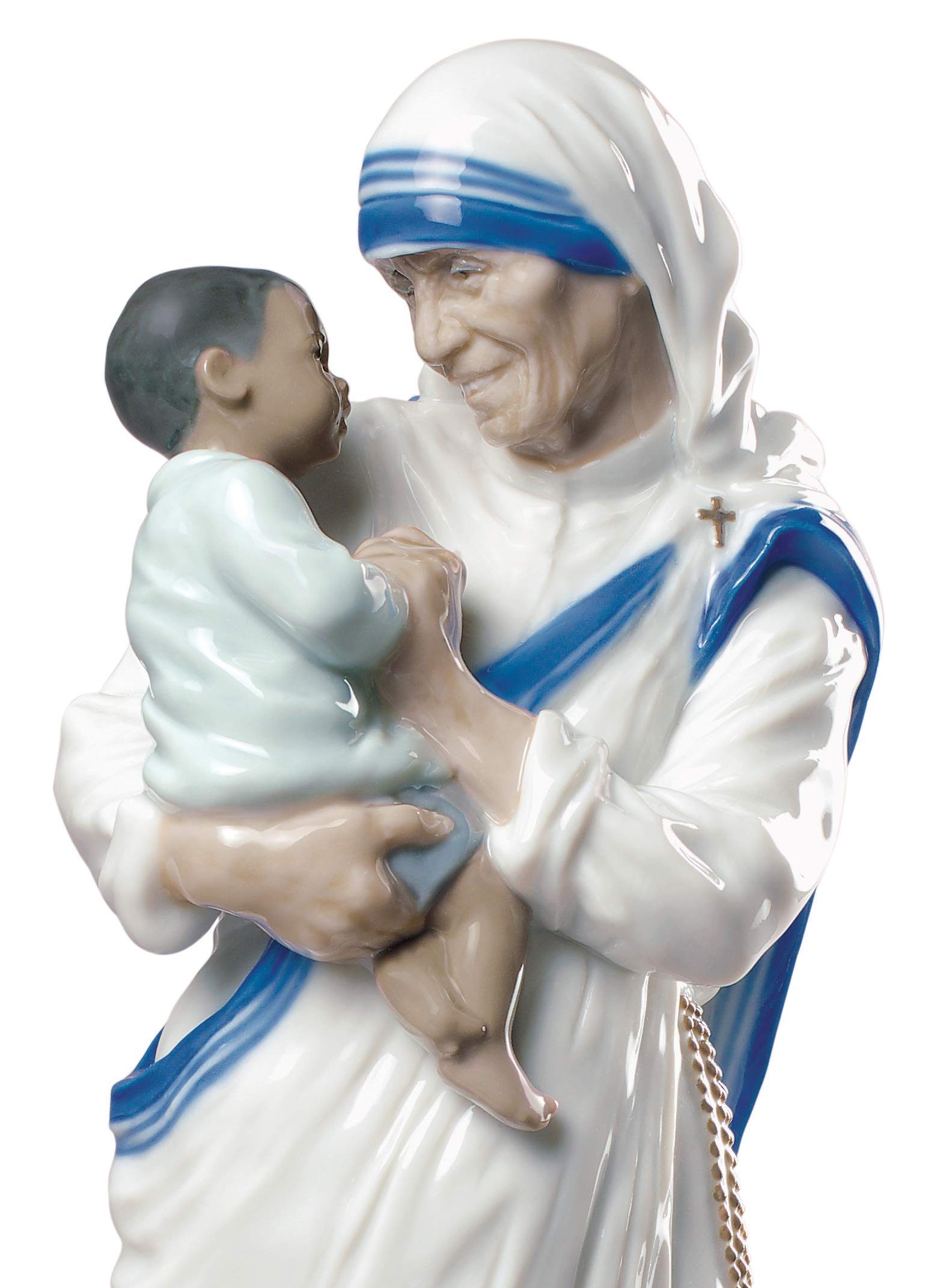 Lladró Sculture Madre Teresa Calcutta figurina porcellana santa
