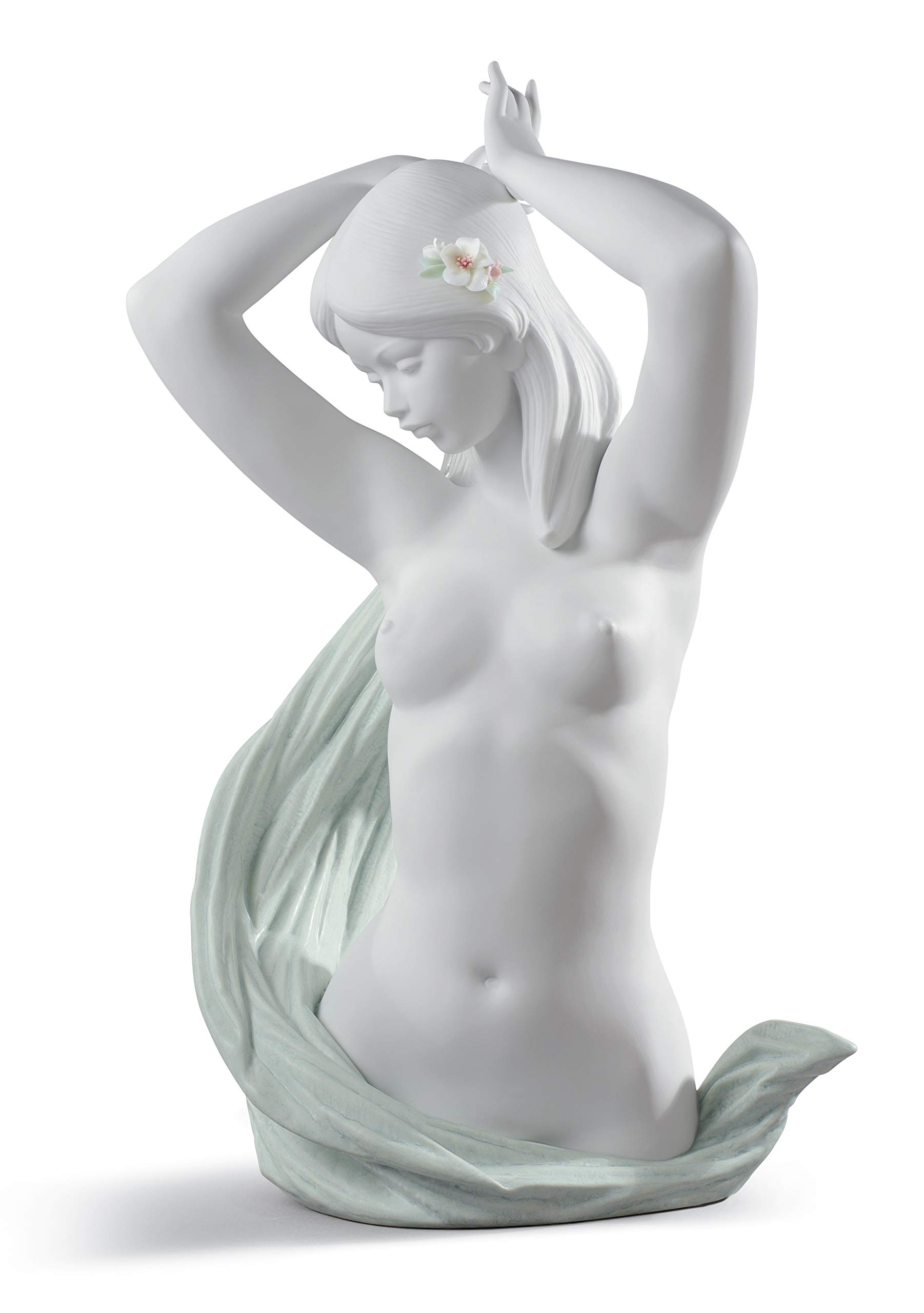 Lladró Venere figurina donna porcellana bianca opaca
