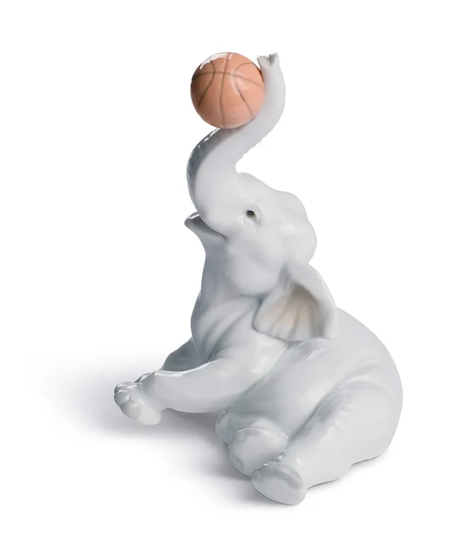 Lladró Sculture Elefante Basket statuetta elefante porcellana