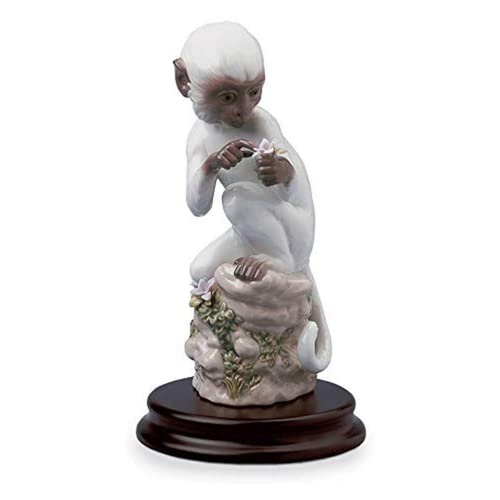 Lladró Sculture Scimmia Zodiaco Cinese figurina porcellana