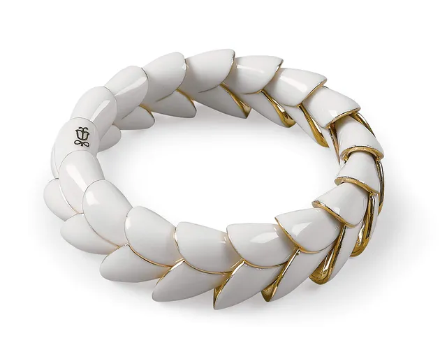 Lladró Gioielli Heliconia Bracciale braccialetto in porcellana