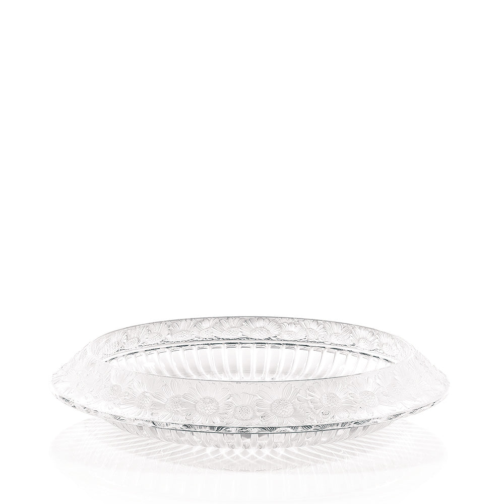 Lalique Marguerites coppa cristallo taglia L