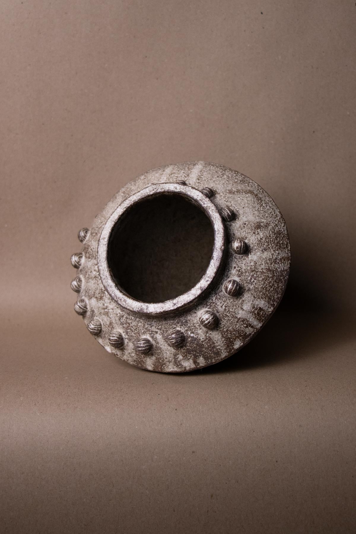 ClaireLune Ricordi vaso ceramica nero 18 cm