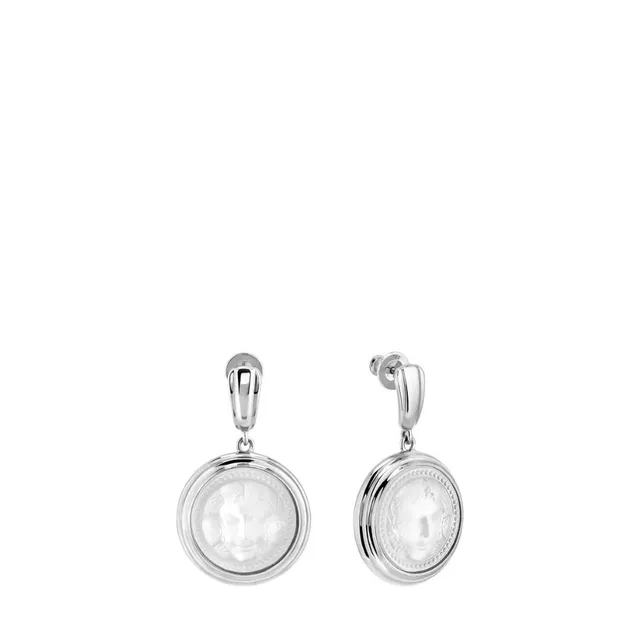 Lalique Aréthuse Orecchini Tondi Argento Donna