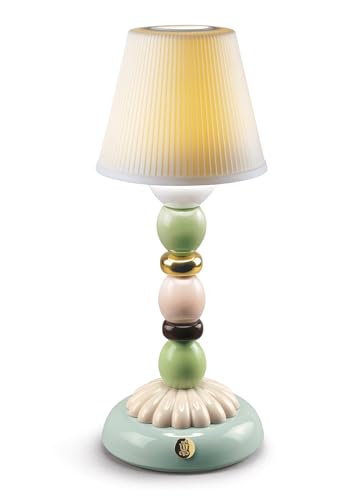 Lladró Firefly Palm 1023793 lampada porcellana autunno dorato