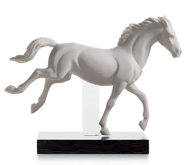 Lladró Cavallo Galoppo II figurina porcellana cavallo