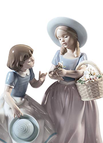 Lladró La Mia Migliore Amica Figurina Ragazze Porcellana