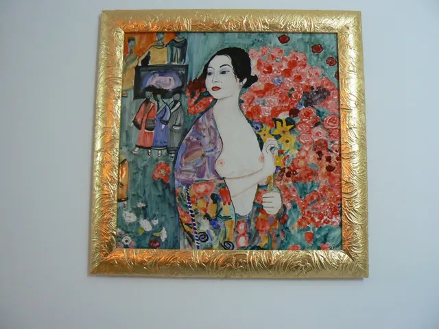 Raffaela Russo Klimt Quadro in ceramica 03 dipinto a mano