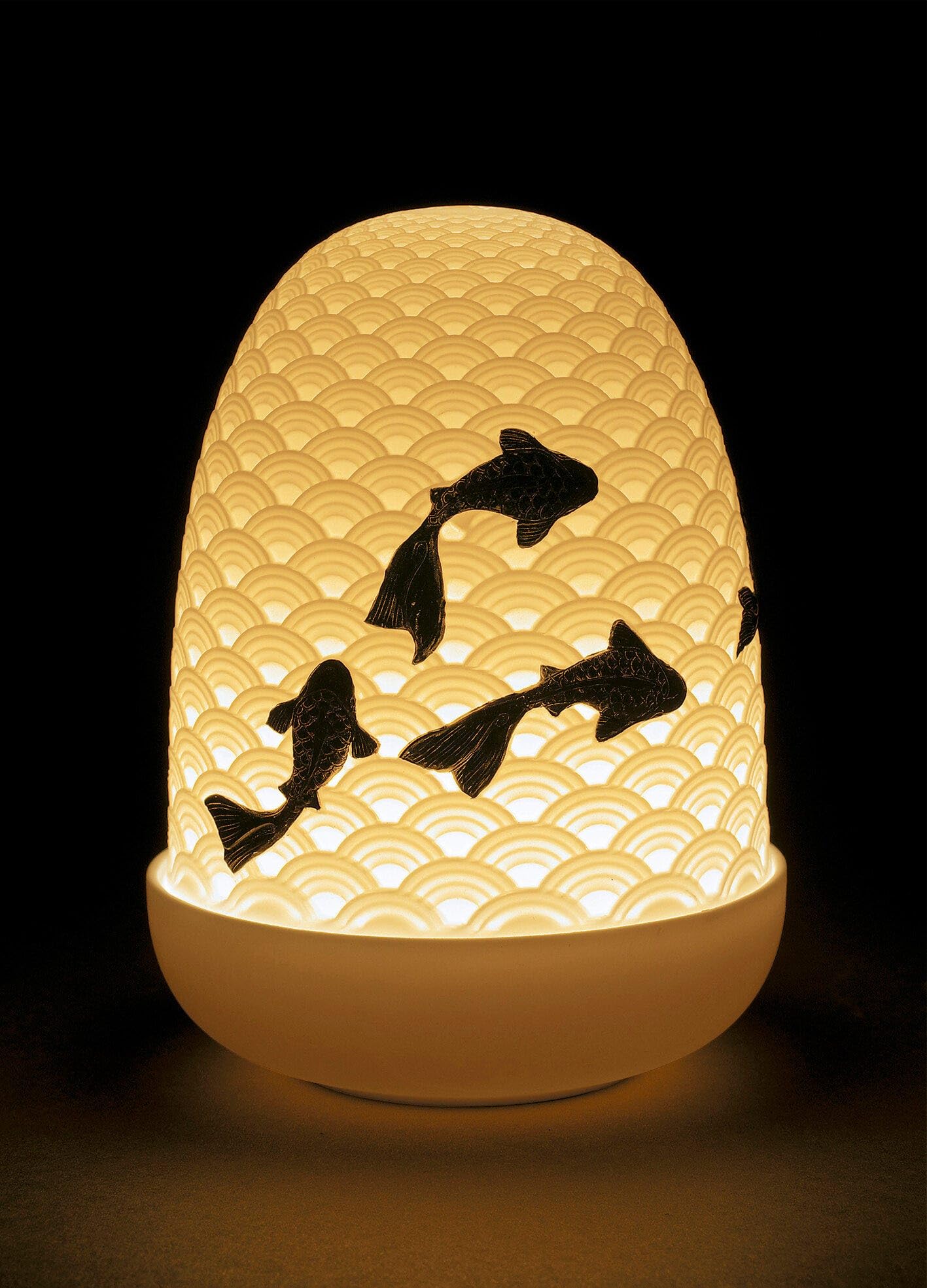 Lladró Illuminazione Koi Dome 1023888 lampada porcellana LED