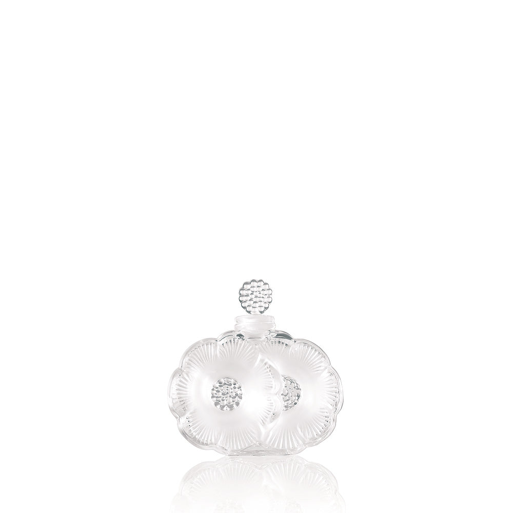 René Lalique 2 Fleurs flacone profumo TU cristallo satinato