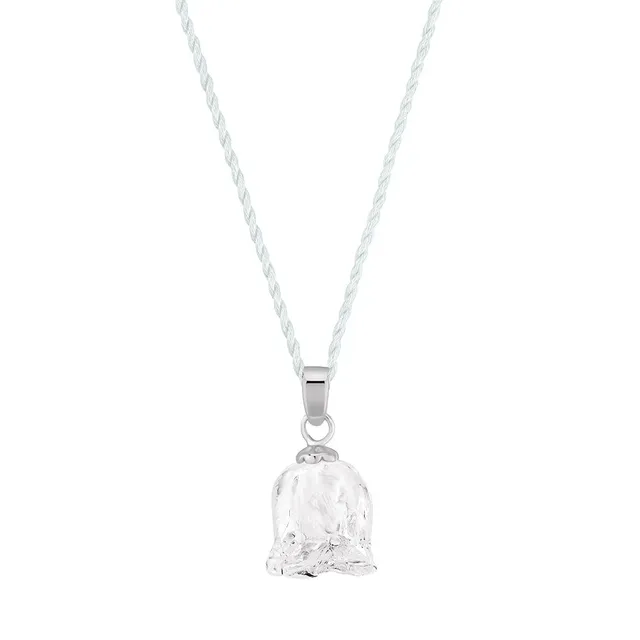 Lalique Muguet ciondolo in argento trasparente 1 elemento donna