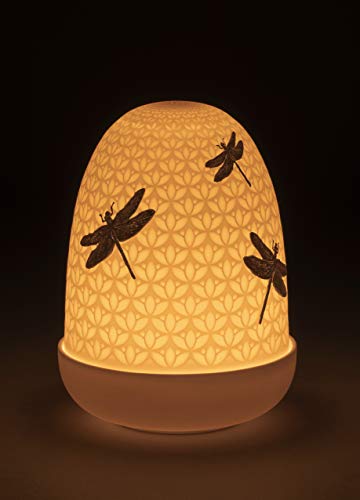 Lladró Dragonflies Dome lampada tavolo porcellana libellule