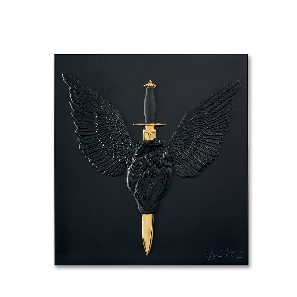 Lalique Art Eternal Prayer Hirst Pannello Nero