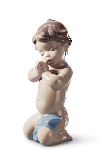 Lladró Bimbo Che Prega figurina bambino porcellana