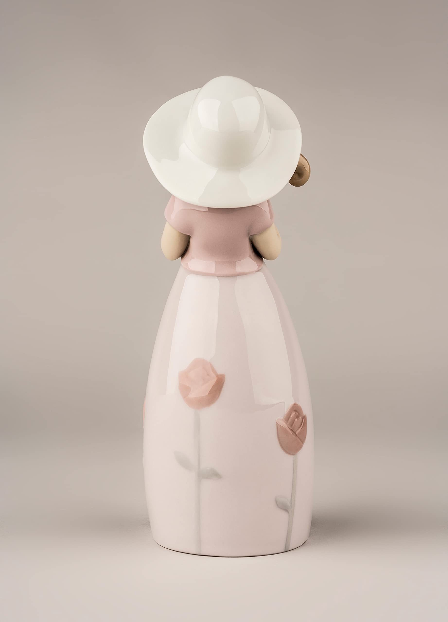 Lladró Sculture Bimba Piccola Rosa figura ragazza porcellana