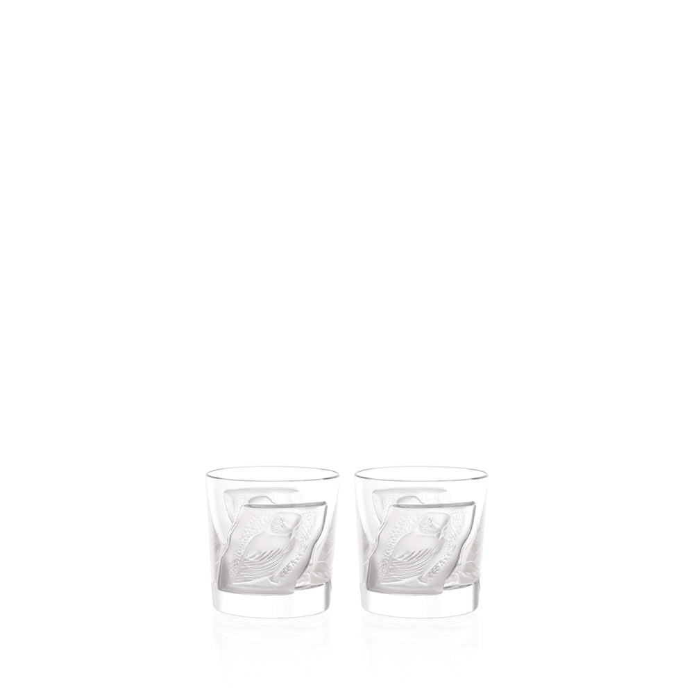 René Lalique Owl tumbler cristallo set 1 bicchiere