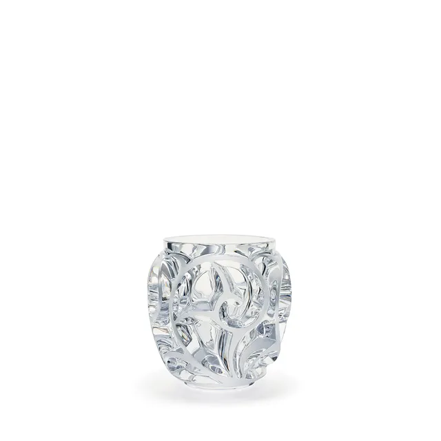 Lalique Tourbillons vaso vetro incolore taglia S motivo felce